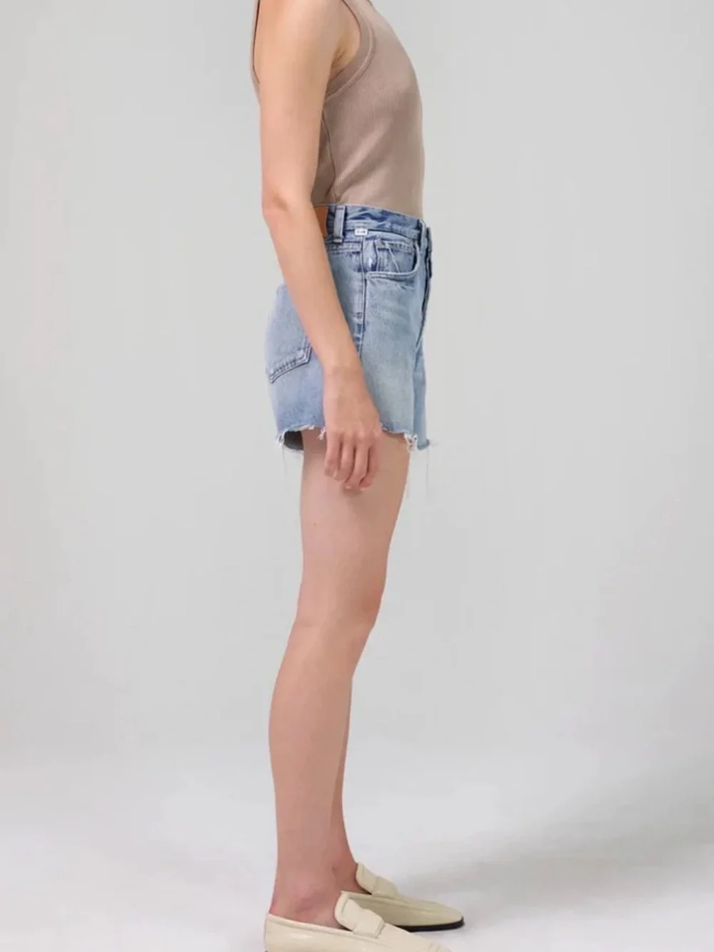 Citizens of Humanity Annabelle Long Shorts Bristol Wash Button Fly 29